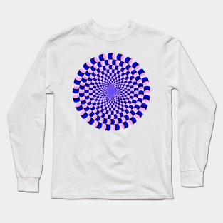 Optical Illusion - Color Variation of the Original Design Long Sleeve T-Shirt